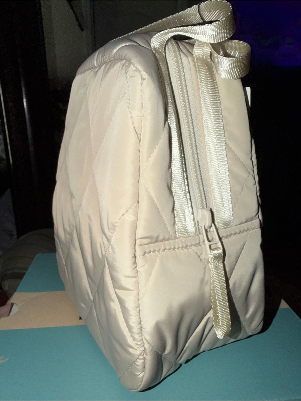 NWT Vera Bradley Quilted Mini Lunch Bunch in Pumice Stone - Picture 2 of 7